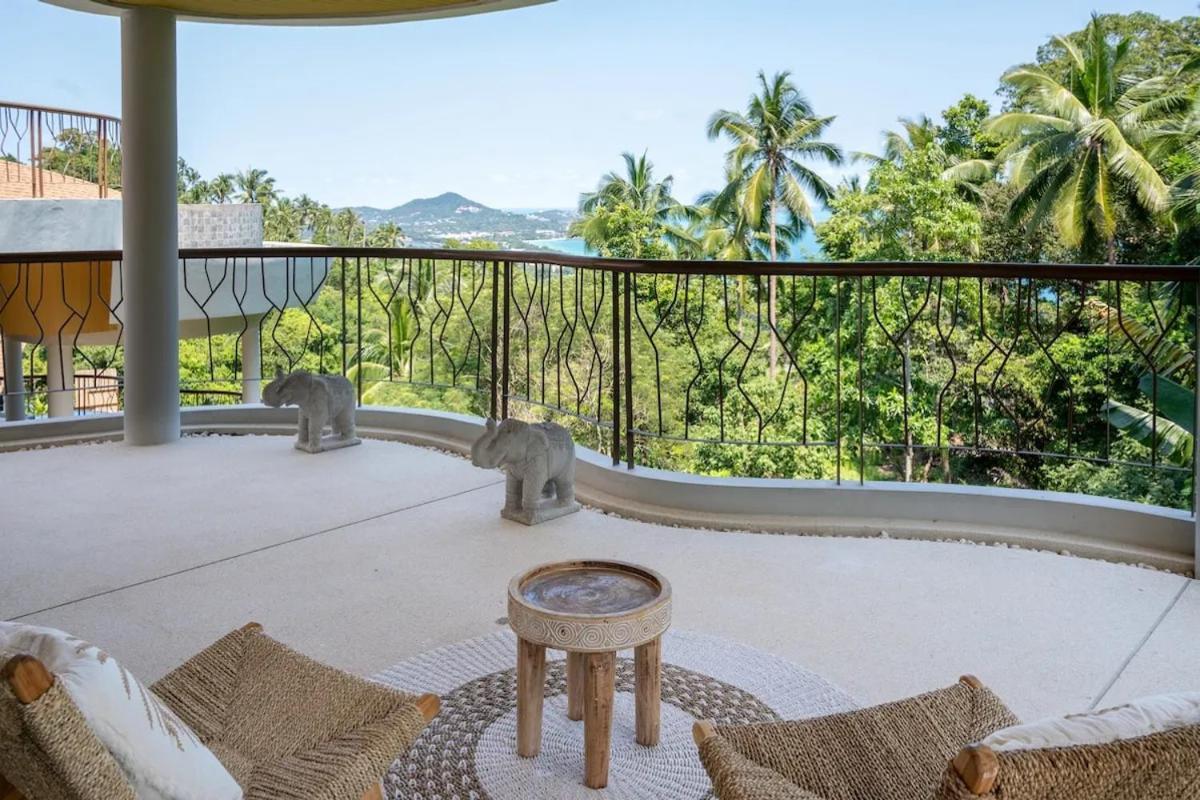 Villa Lola 2Br - Private Infinity Pool & Sea View Bãi biển Chaweng Ngoại thất bức ảnh