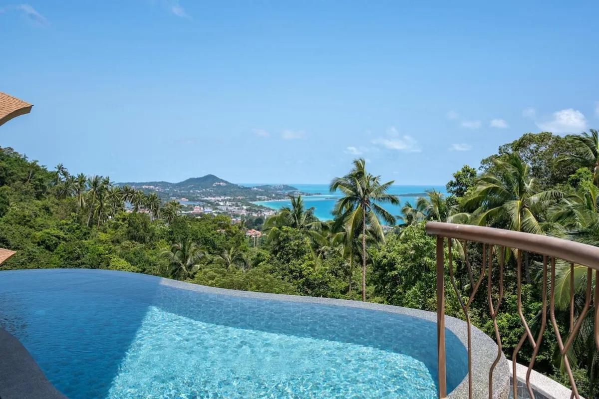 Villa Lola 2Br - Private Infinity Pool & Sea View Bãi biển Chaweng Ngoại thất bức ảnh