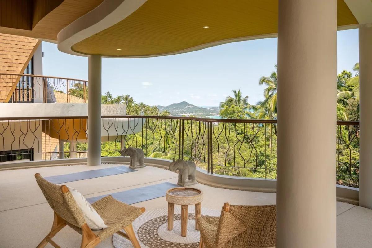 Villa Lola 2Br - Private Infinity Pool & Sea View Bãi biển Chaweng Ngoại thất bức ảnh