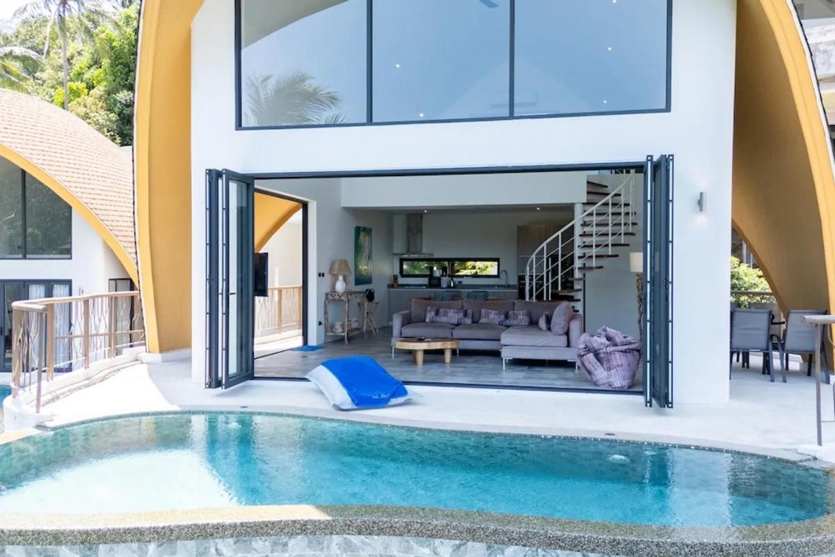 Villa Lola 2Br - Private Infinity Pool & Sea View Bãi biển Chaweng Ngoại thất bức ảnh